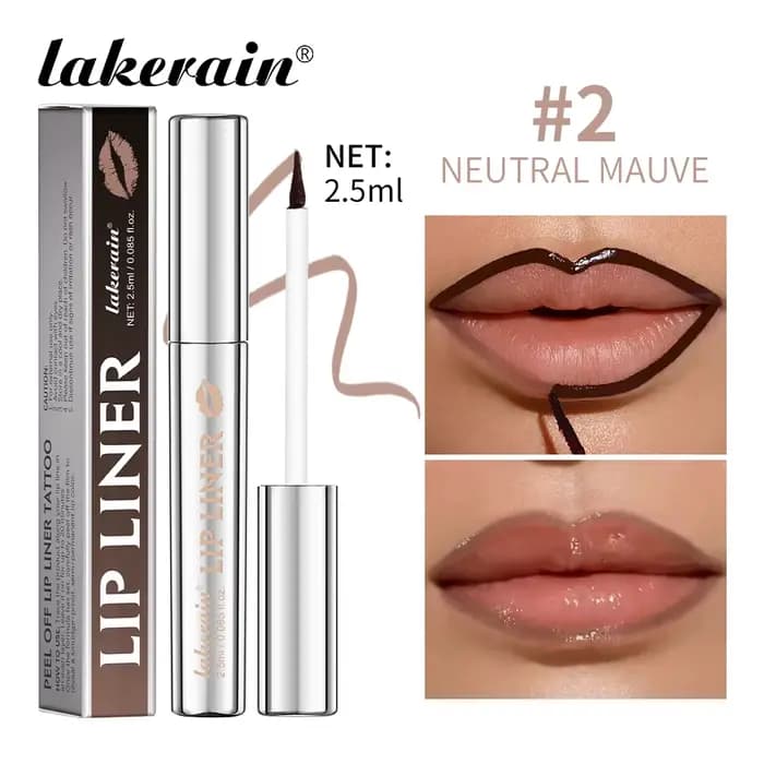 Lakerain – crayon à lèvres décollable, imperméable, résistant aux taches, couleur longue durée, ne s