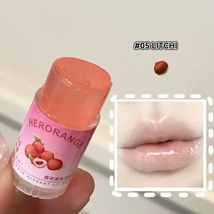 Baume à lèvres Herorange : Élégant et hydratant, hydratation intense, prévient les lèvres gercées, u