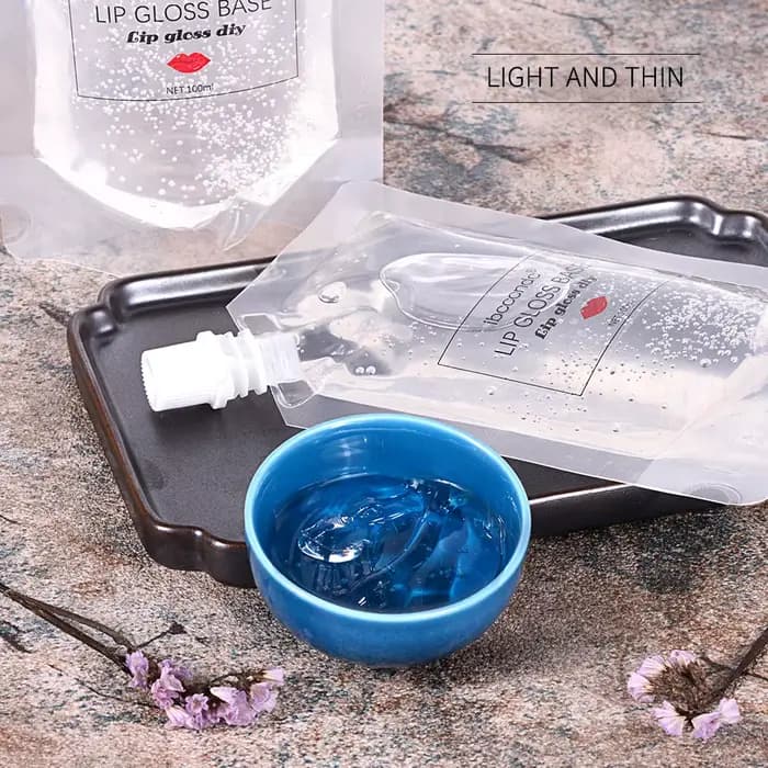 Huile de base transparente antiarina pour rouge à lèvres, gel hydratant, liquide fait à la main, maq