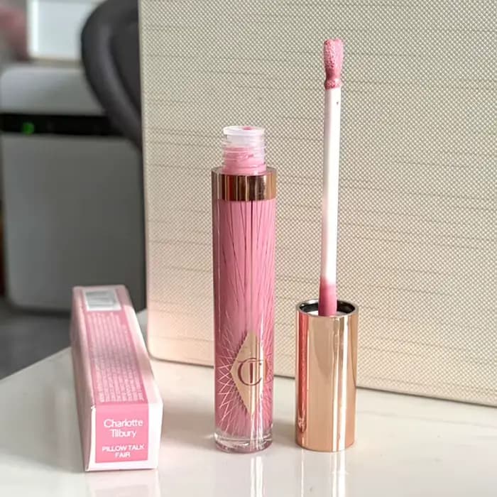 Charlotte Tilbury – Gloss à lèvres hydratant longue durée au collagène, 8 couleurs, avec applicateur