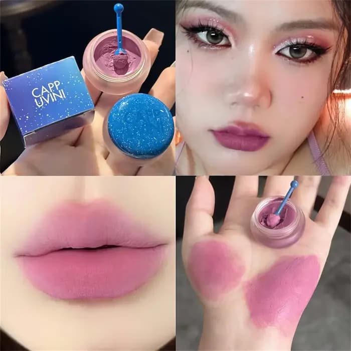 Rose légèrement ivre en conserve boue à lèvres brume rouge à lèvres hydratant velours mat Mousse sol
