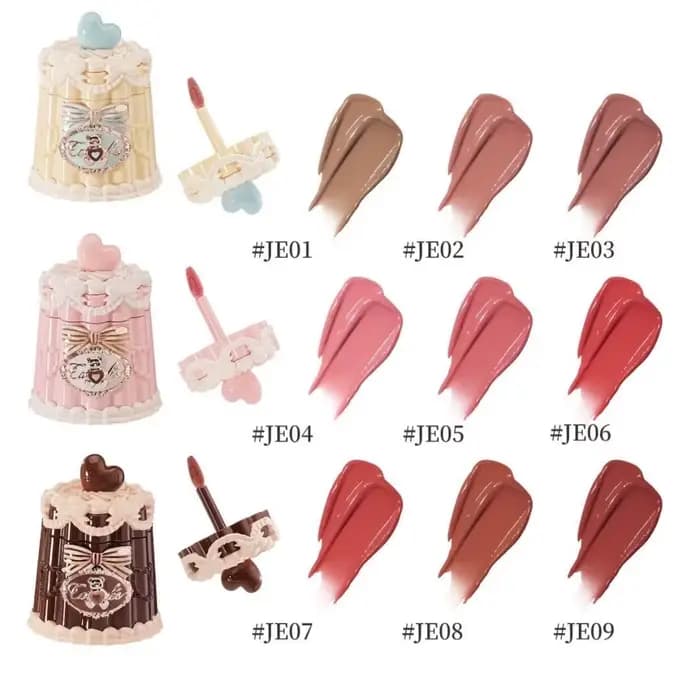 Ensemble de maquillage Flower Know Sweetie Bear, kit de fard à joues mat et brillant, rouge à lèvres