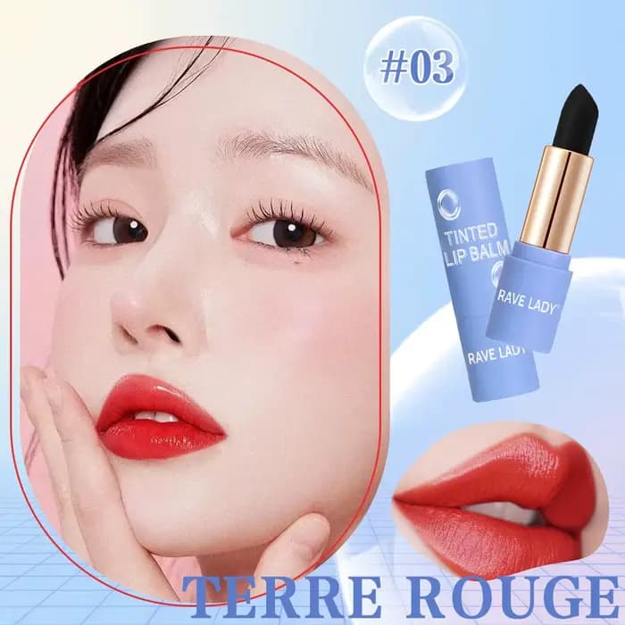 Rave Lady – baume à lèvres teinté, hydratant longue durée, changement de couleur, soin réparateur, c