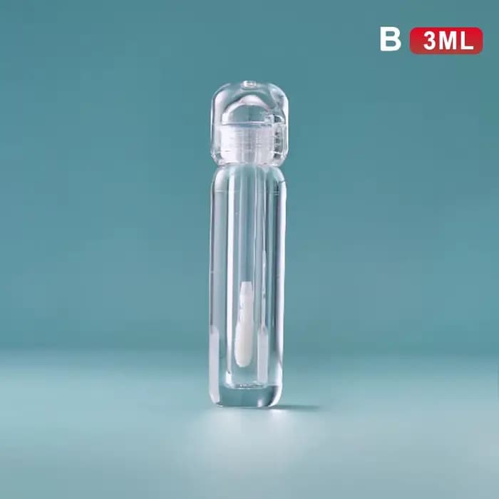 Tube de brillant à lèvres vide Transparent, 3ml/3.5ml, bouteille de vernis à lèvres liquide, rouge à