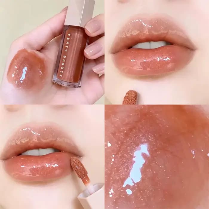 Rouge à lèvres tendance Fenty Glow FUSSY HEAT FENTY GLOW, gamme de couleurs Sweet Mouth, illumine na