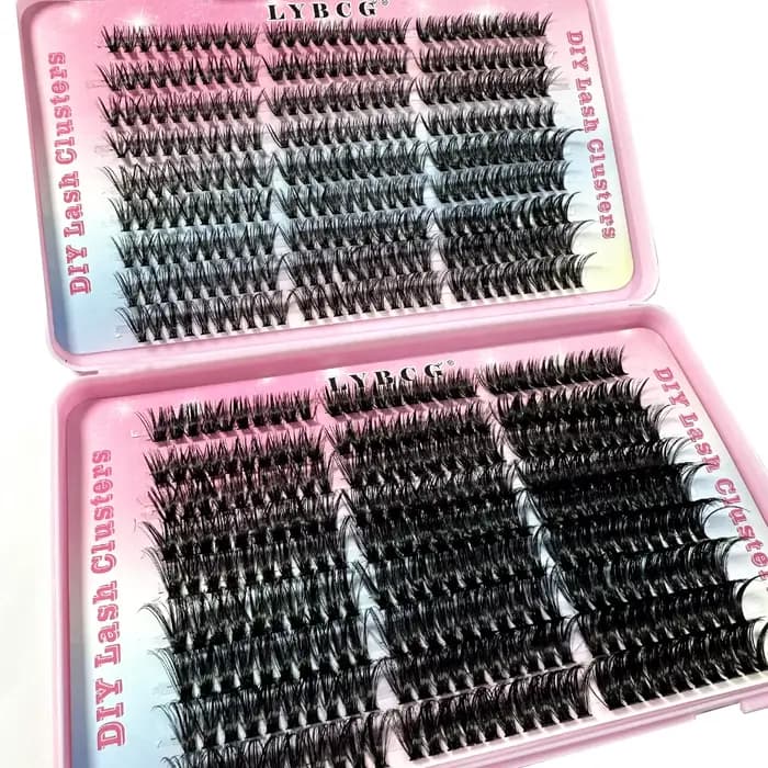 Nature 30D-100D C Curl 9-17mm longueur mixte moelleux Volume grappe cils doux et confortables faux c