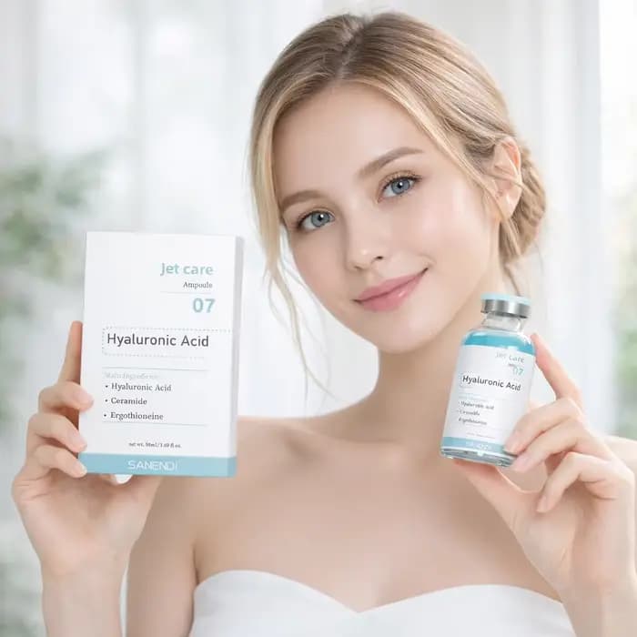 Sérum ADN de saumon NAD+ Sanendi, essence de peptide de cuivre, acide hyaluronique, booster de peau,