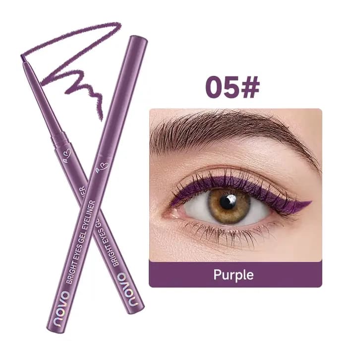 Eyeliner mat, texture gel ultra douce, toucher lisse, rendu des couleurs très élevé, imperméable et 