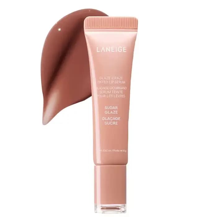 Laneige Lip Glowy léger hydratation baume à lèvres brillant teinte beurre de karité miel beignet cou