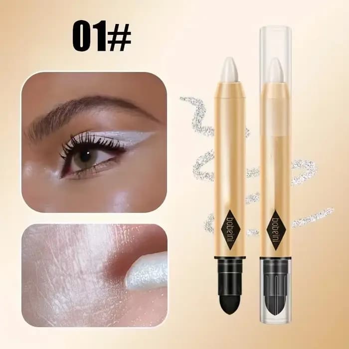 Fard à paupières bâton crayon imperméable paillettes mat fard à paupières 2 en 1 maquillage nacré ha