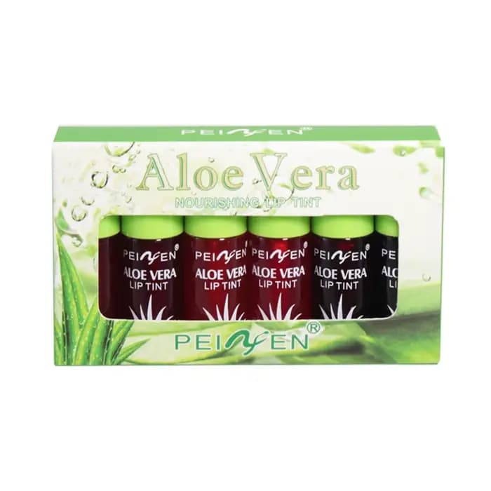 Ensemble de 6 teintes à lèvres colorées, rouge à lèvres liquide repulpant, teinte à lèvres aqueuse à