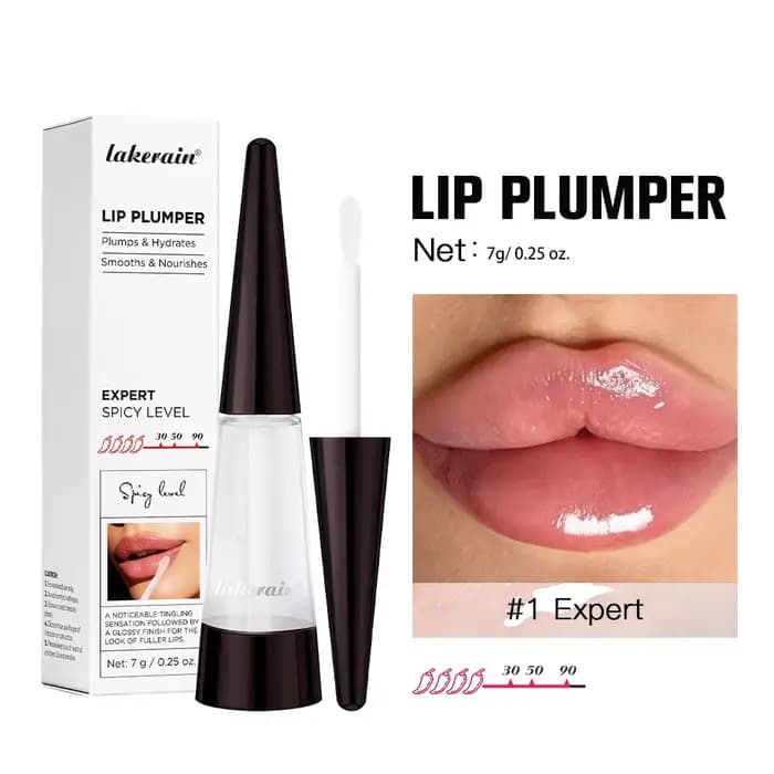 Repulpeur de lèvres, soin nourrissant pour les lèvres, gloss transparent hydratant, sans parfum, eff