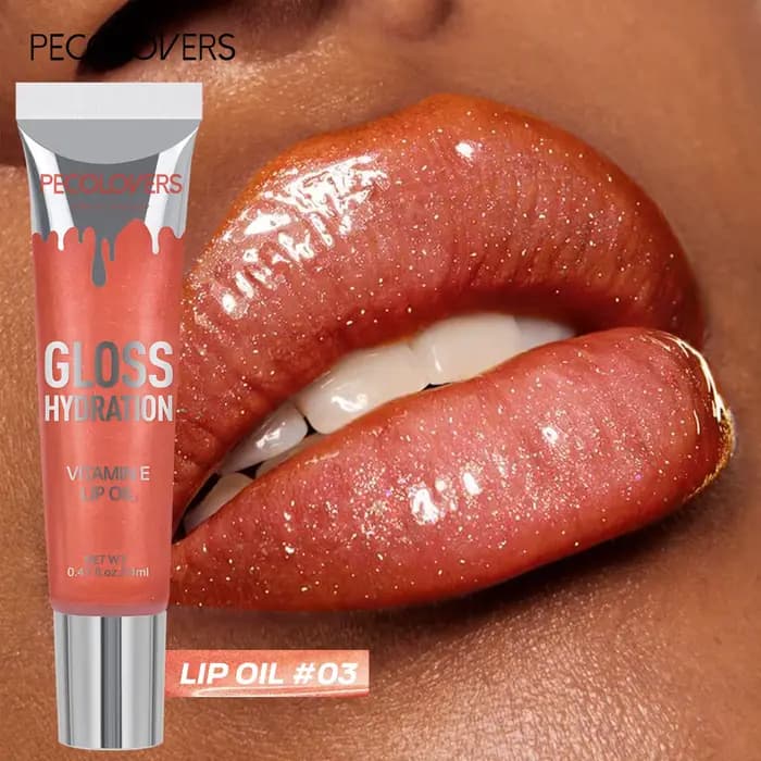 Gloss à lèvres hydratant non collant - Lèvres transparentes et brillantes avec effet 3D, éclat irisé