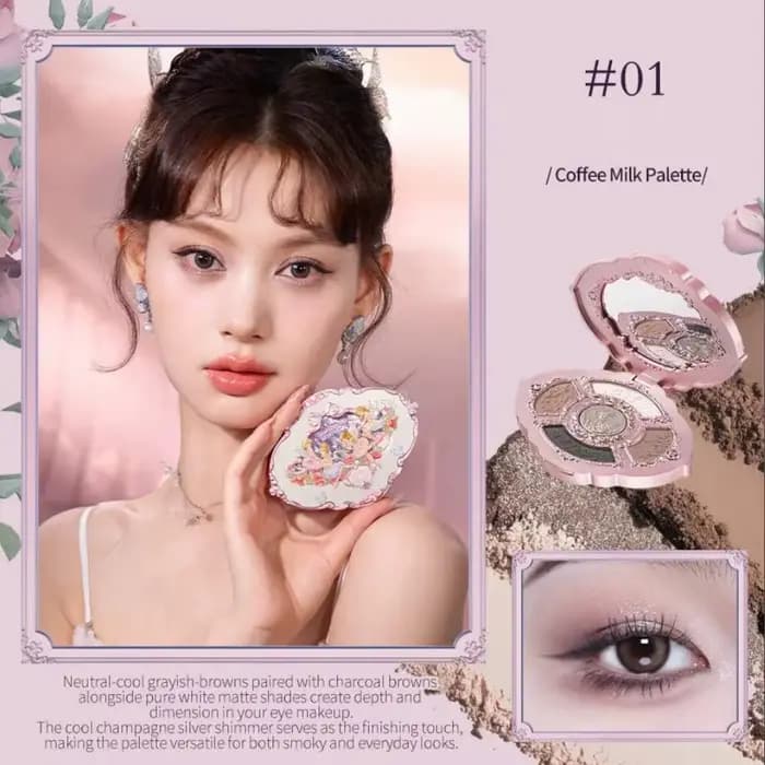 Ensemble de maquillage Flower Knows Midsummer Fairytales, fond de teint Flowerknows, illuminateur Li
