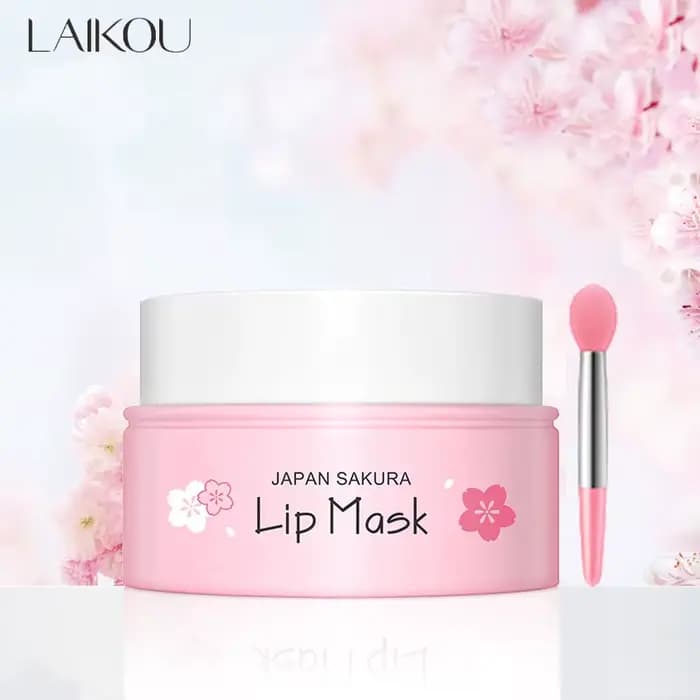 LAIKOU – masque sérum pour les lèvres en fleurs de cerisier, réparation des fissures sèches, réduit 