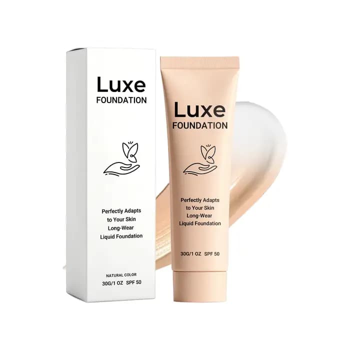 Fond de teint liquide longue tenue, fini impeccable, haute couvrance, uniformise le teint, respirant