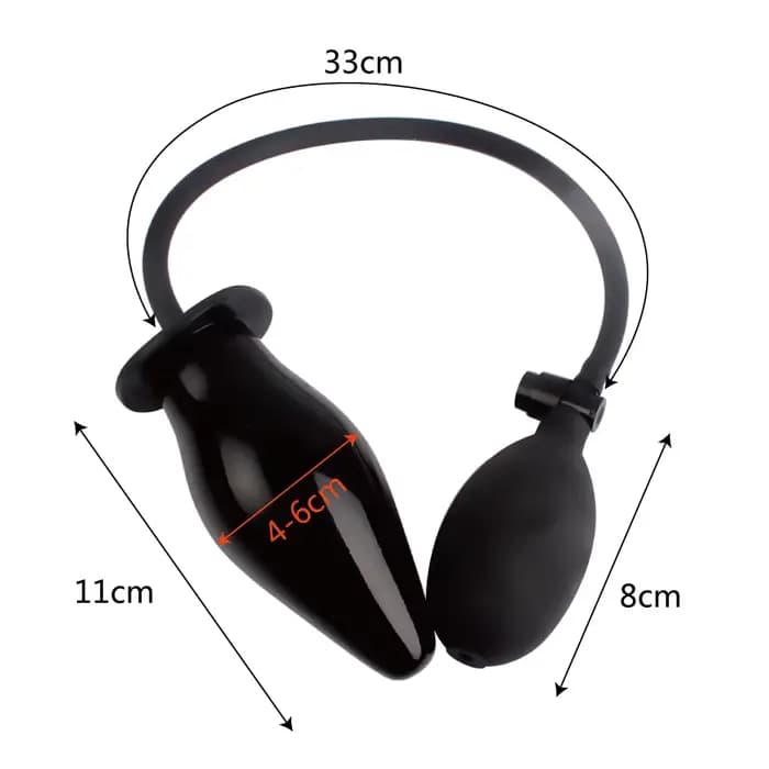 IKOKY avec pompe dilatateur Anal arrière-cour gonflable Plug Anal masseur produits pour adultes joue