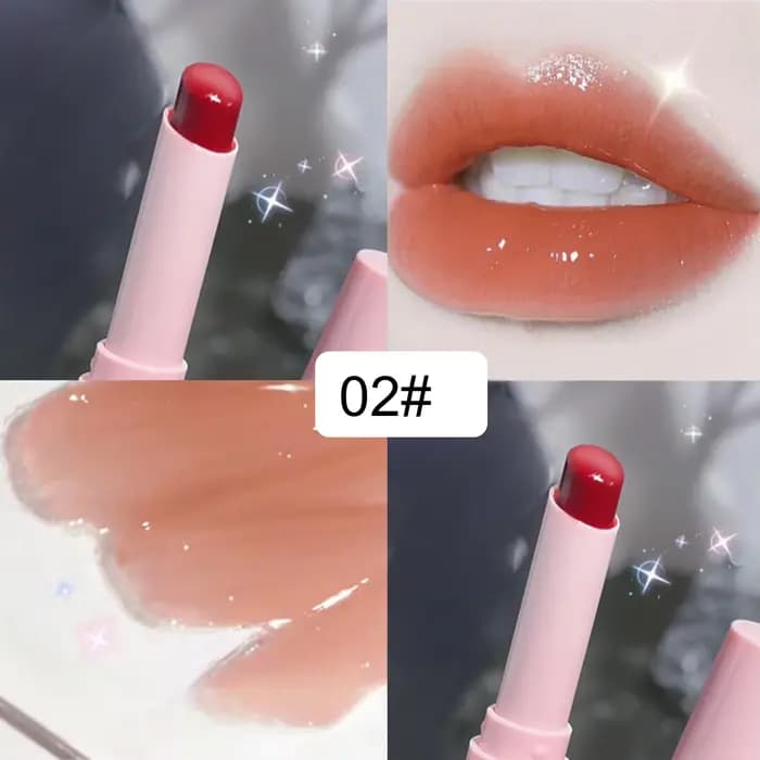 Rouge à lèvres rose, hydratant, nourrissant, brillant à l'eau, longue durée, teinté avec formule hyd