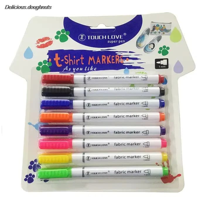 Marqueur de peinture textile, stylo de peinture de tissu, artisanat de bricolage, stylo de peinture 
