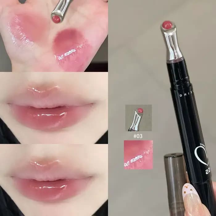 Gloss à lèvres hydratant Herorange, brillant, longue tenue, éclaircissant, pour des lèvres pulpeuses