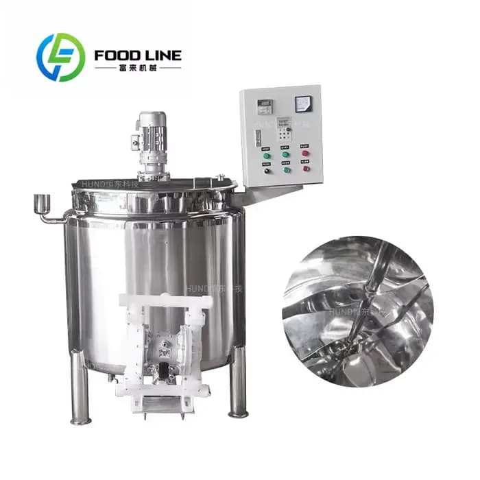 Machine de fabrication de sirop de sucre thermofusible personnalisée de 600 litres, équipement de mé