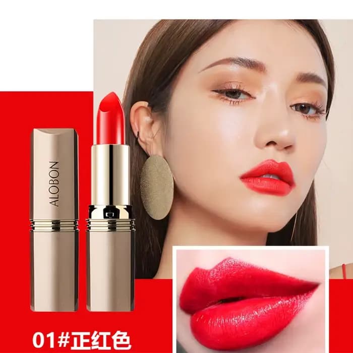 Rouge à lèvres de maquillage imperméable, mat, longue durée 24 heures, rouge, résistant à la Rose, t