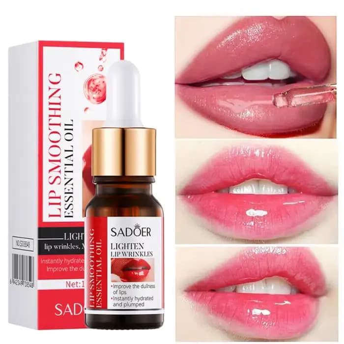 Sérum Huile Repulpant pour les Lèvres à l'Acide Hyaluronique, Hydratant, Non Irritant, Illuminateur,