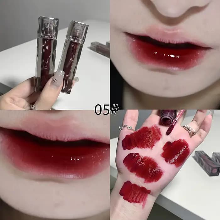 AdTosBear-Rouge à lèvres liquide hydratant, longue durée, ne décolore pas, hydratant, avec Bergame a
