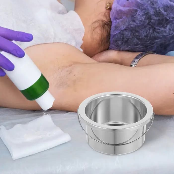 Pot intérieur de 500 ml pour la fonte de la cire, conductivité thermique fiable, conception ergonomi