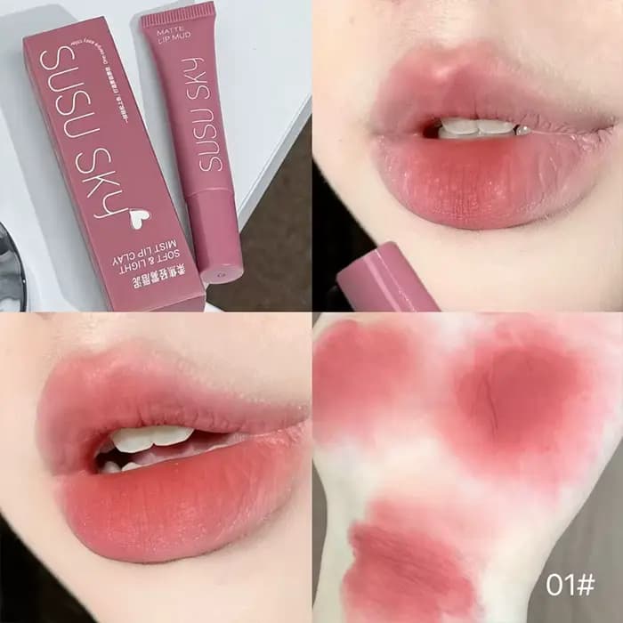 Rouge à lèvres Sexy Orange marron rouge, brillant à lèvres velours mat pour femmes, durable, antiadh