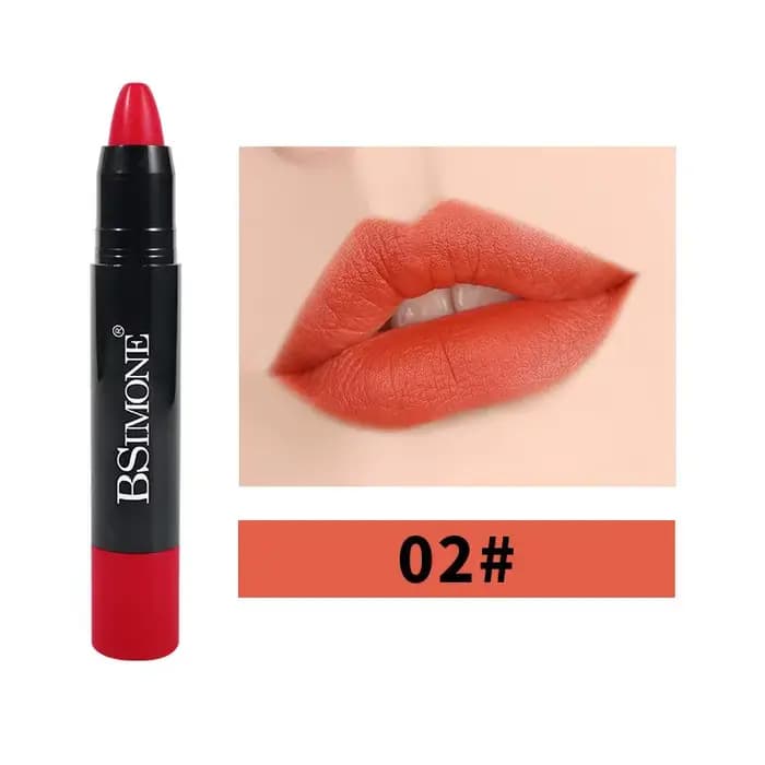 BSIMONE – stylo à lèvres imperméable, finition velours, rouge à lèvres lisse pour lèvres définies et