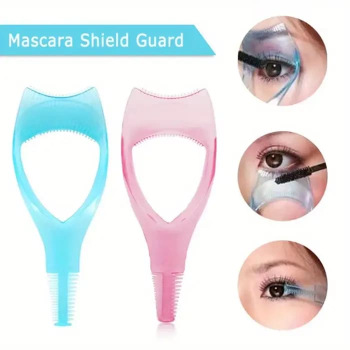 Modèle applicateur de Mascara 3 en 1 avec protection et étui pour recourbe-cils, support pour Eyelin