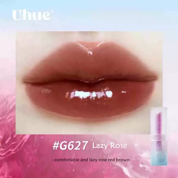 Uhue – rouge à lèvres miroir, hydratant et sans séchage, Application lisse, hautement pigmenté, maqu