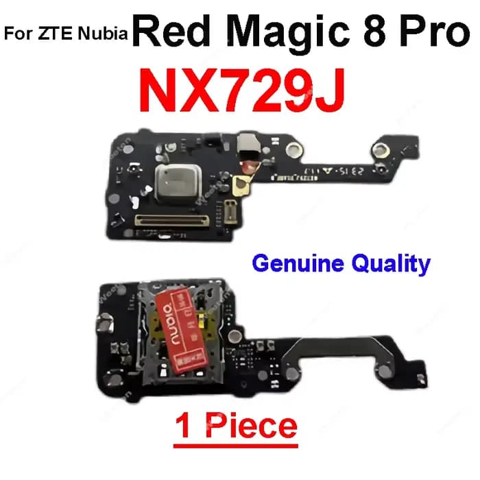 Pour ZTE Red Magic 10 9 9S 8 8S Pro Plus NX729J NX769J NX789J : Plateau de carte SIM et microphone –