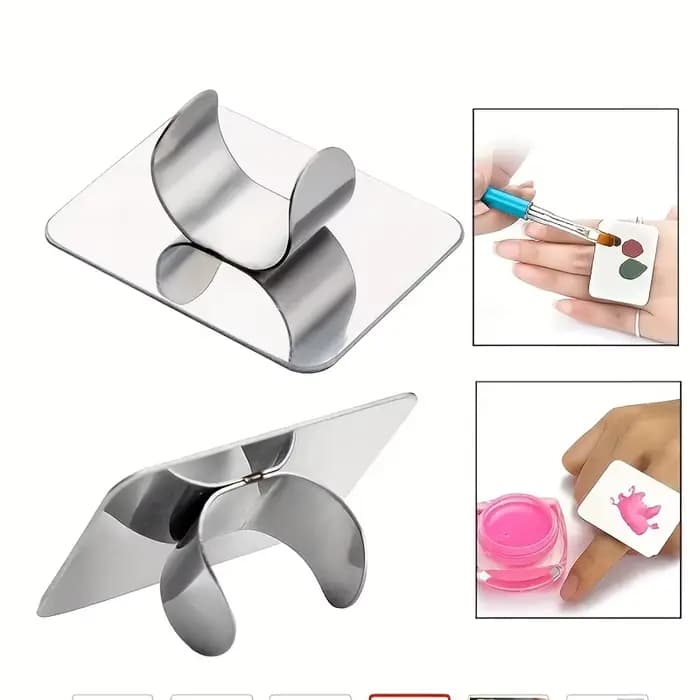 Palette de mélange de maquillage, Palette de spatule de maquillage KissDate avec spatule de fond de 