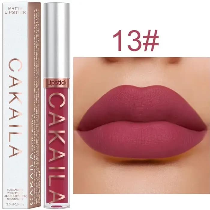 CAKAILA – ensemble de rouge à lèvres liquide nude, brillant à lèvres mat velours, longue tenue, impe