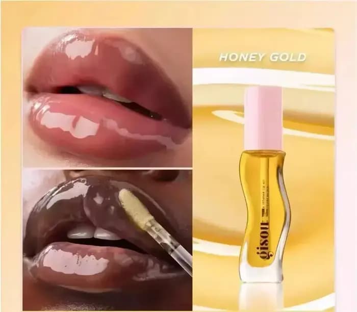 Nouveau Gisou miel huile capillaire 20ml Essence huile pour les lèvres rouge à lèvres hydratant rédu