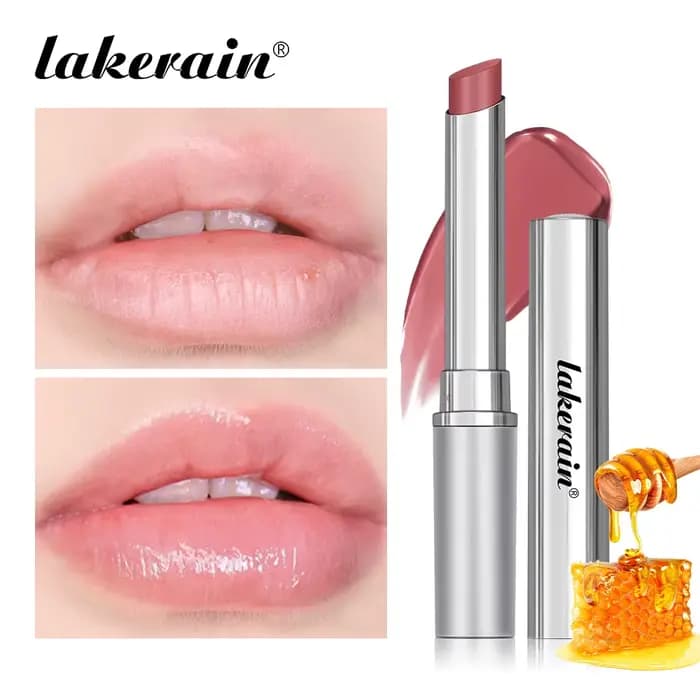 Baume à lèvres teinté au miel rose, hydropulseur puissant au miel noir/cr brut, élimine les lèvres f