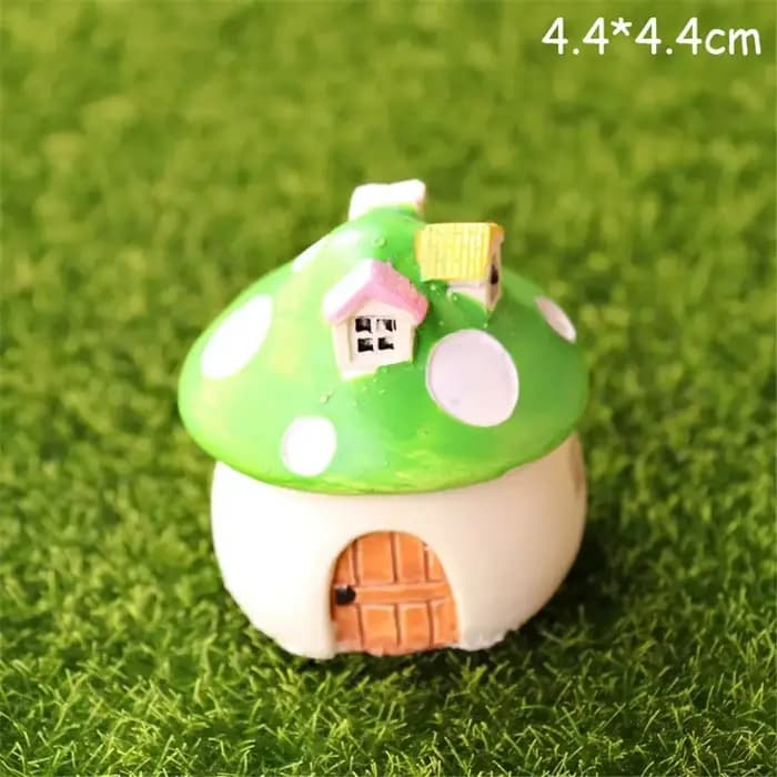 Mini maison de champignons Miniature en résine, Micro paysage, Terrarium féerique, accessoires de ja