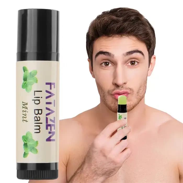 Baume à lèvres au miel biologique saveur de menthe baume à lèvres au beurre de karité écologique pou