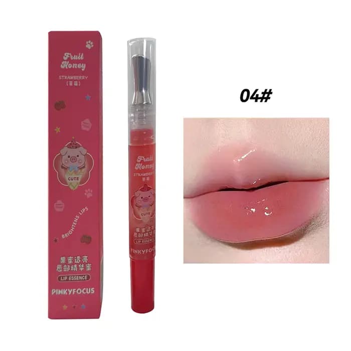 PinkyFocus Lip Essence Miel Hydratant Anti-séchage et cachant les lignes des lèvres Dudu Lip Lip Oil