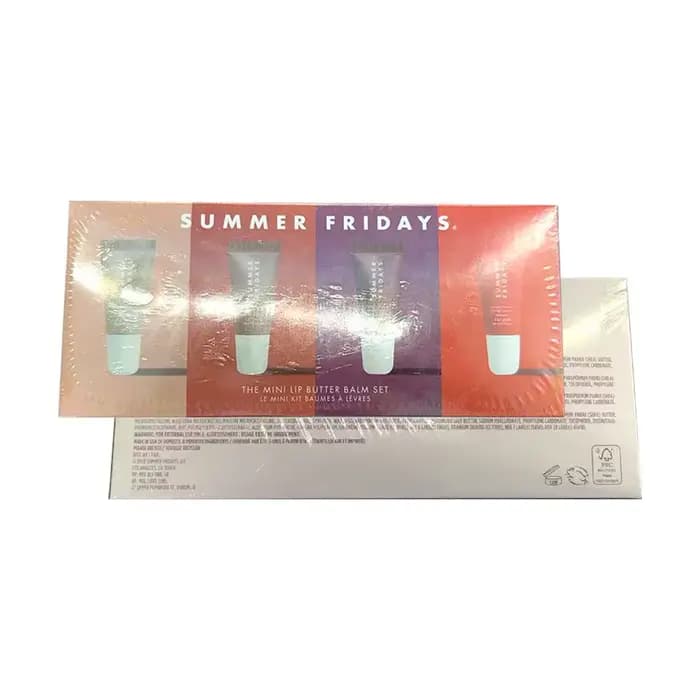 Baume à lèvres Tower 28 Beauty Mini Lil Softies, rouge à lèvres teinté, lot de 4 soins pour les lèvr
