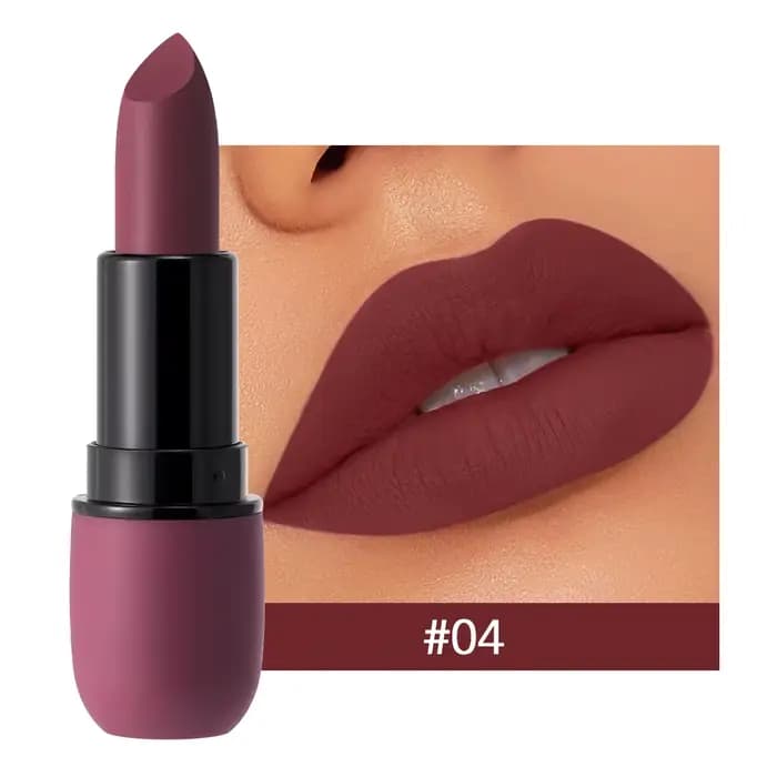 Rouge à lèvres mat longue tenue, imperméable, classique, haute pigmentation, fini velours, cosmétiqu