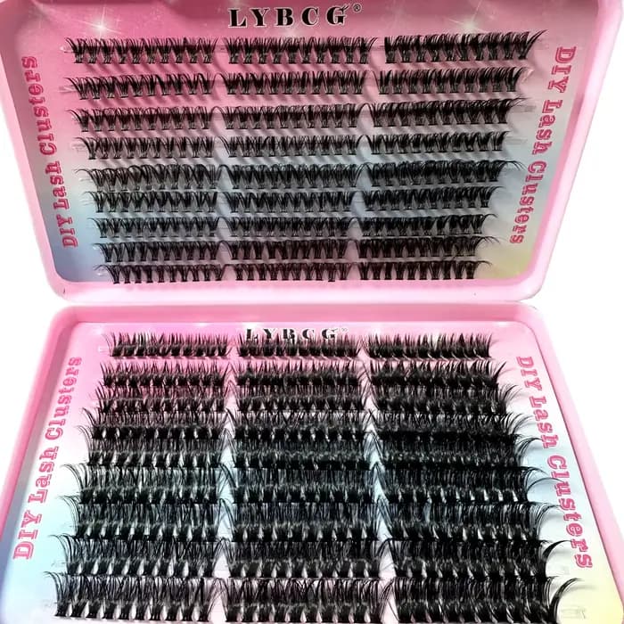 Nature 30D-100D C Curl 9-17mm longueur mixte moelleux Volume grappe cils doux et confortables faux c