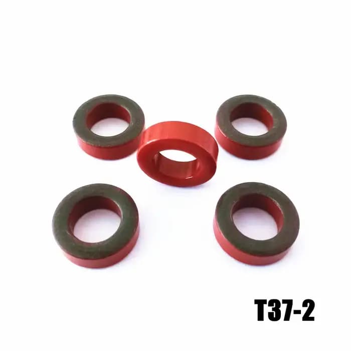 Noyaux toroïdaux de Ferrite de fer T37-2, 9.5x5x3mm, pour inducteurs, noyau de poudre de fer, anneau