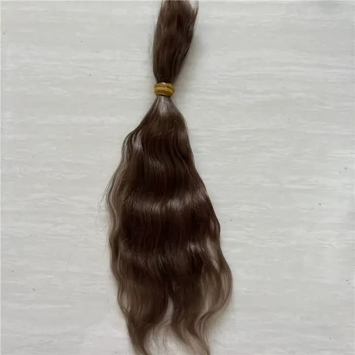 Dernier Mohair pur pour poupée Reborn/poupée BJD marron thé doré marron 6 couleurs poupée Reborn acc