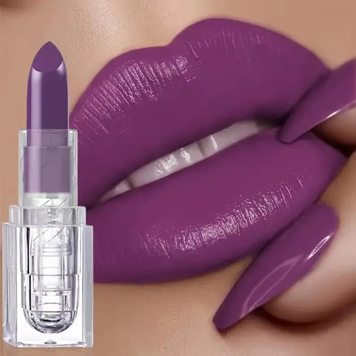 Rouge à lèvres liquide velours mat, couleurs violettes, imperméable, brillant à lèvres nu, Sexy pour