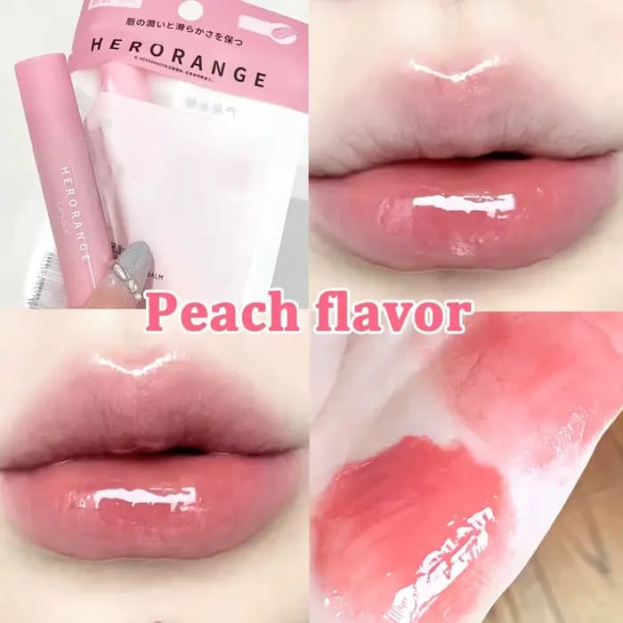 Baume à lèvres hydratant Herorange, nourrit et hydrate les lèvres, plusieurs saveurs, idéal pour les