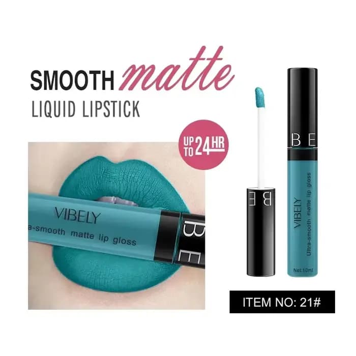 Brillant à lèvres hydratant velours imperméable longue durée 24h, baume rouge, liquide mat longue du