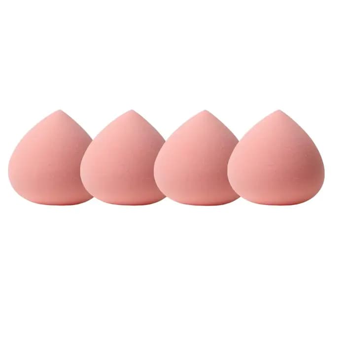 4 pièces en forme de fruit doux maquillage poudre bouffée en forme d'éponge mélangeur beauté oeuf co